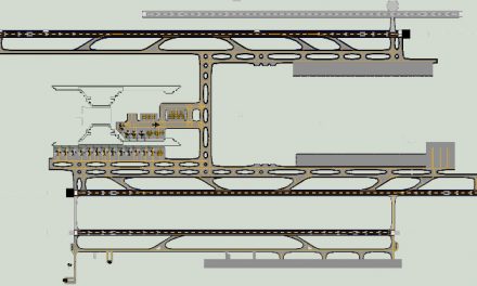 Pista Central y Norte, Plataformas y Rodaje (Frente de trabajo)
