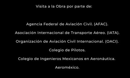 Visita a la obra por dependencias, organismos y aerolíneas