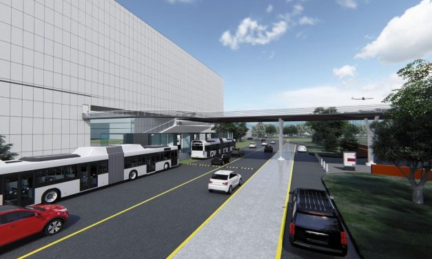 Estación de Mexibús (Bus Rapid Transfer, BRT)