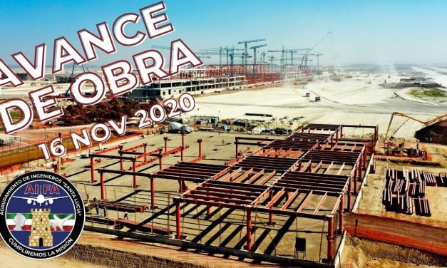 Avance en la Construcción del Aeropuerto Internacional General Felipe Ángeles 16 Nov. 2020