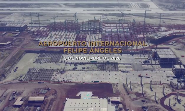 Avance en la Construcción del Aeropuerto Internacional General Felipe Ángeles 09 Nov. 2020