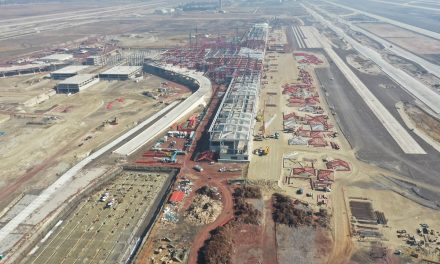 Avance en la Construcción del Aeropuerto Internacional General Felipe Ángeles 25 enero 2021
