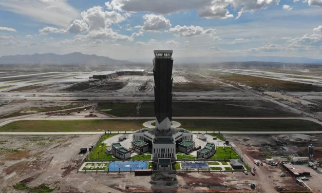 Avance en la Construcción del Aeropuerto Internacional General Felipe Ángeles 25 Oct. 2021