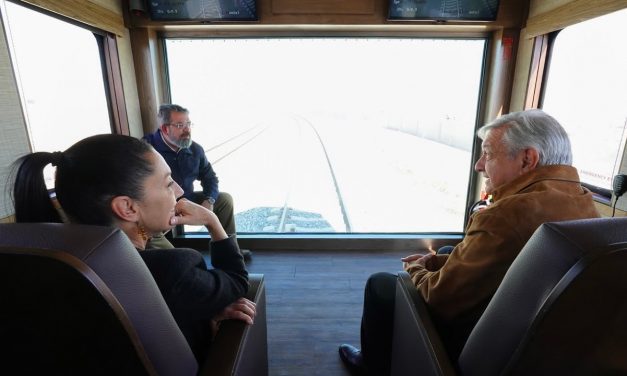 Recorrido en el tren del Aeropuerto General Felipe Ángeles