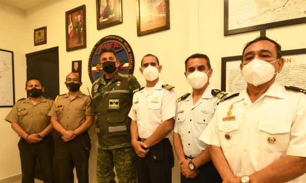 Agregados Militares de Delegaciones Extranjeras visitan el AIFA